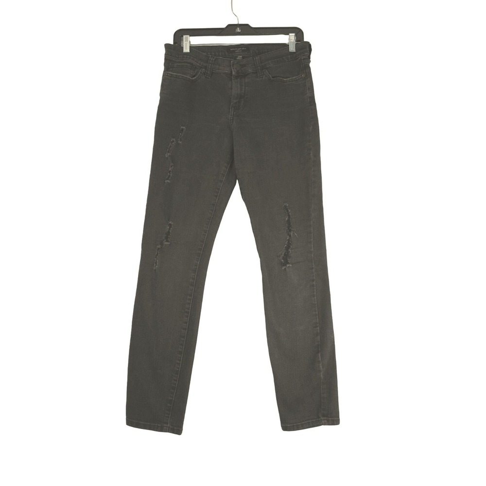 Banana Republic Skinny Fit Black Destruct Wash 29 Womens 8